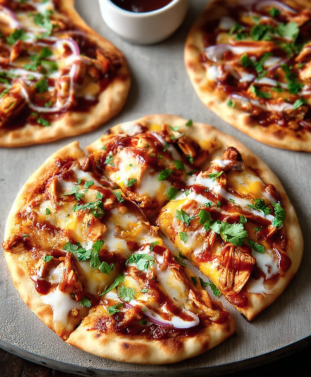 Easy BBQ Beef Naan Pizza - Quick Dinner Idea