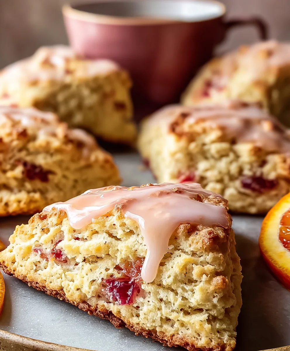 Blood Orange Scones- Zesty & Sweet Bakery-Style Treats