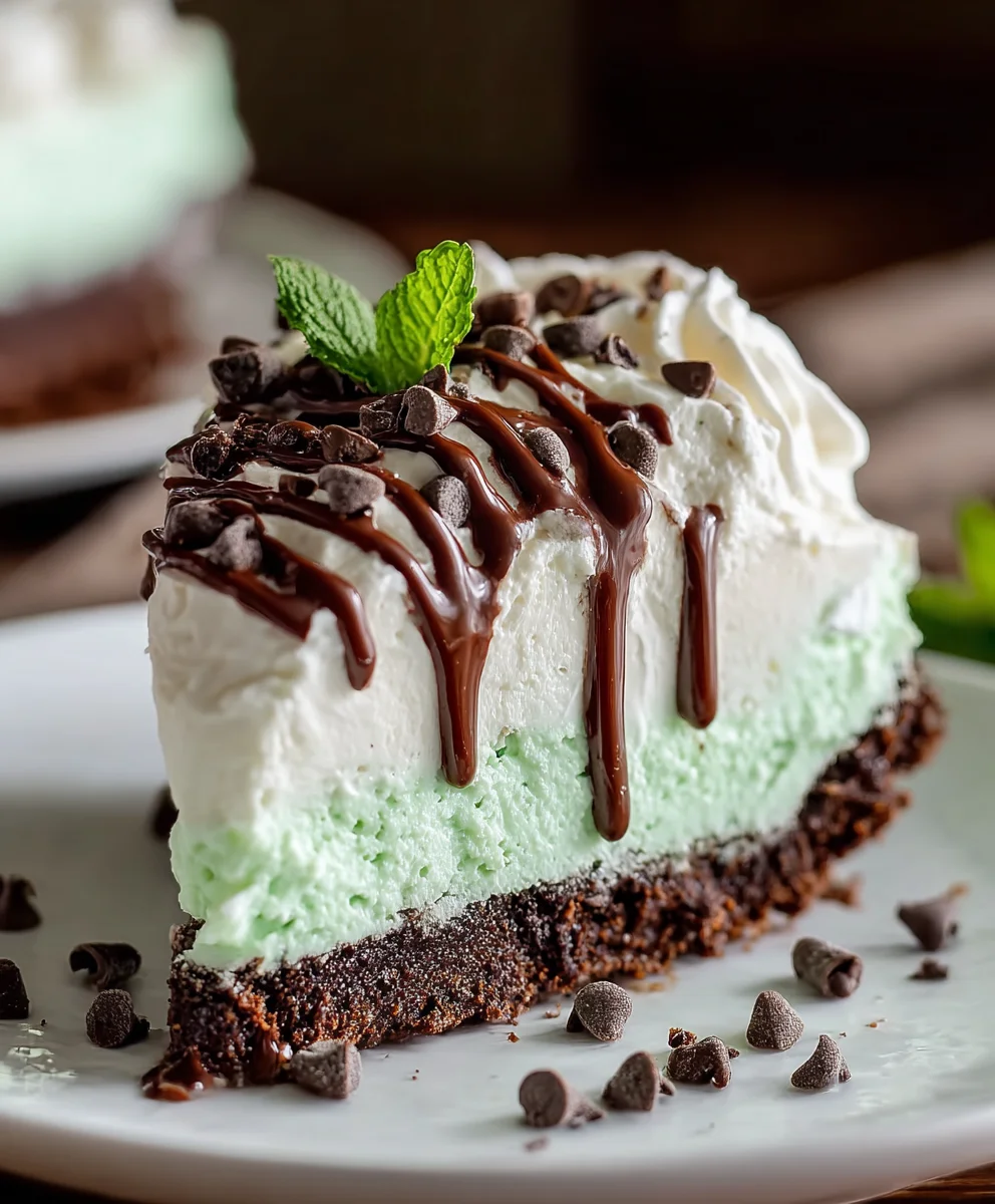 Easy No-Bake Mint Chocolate Chip Cheesecake Recipe