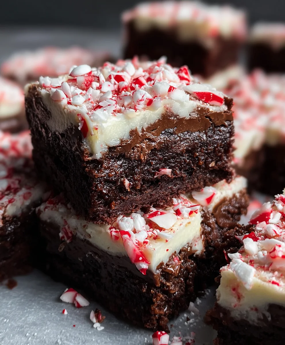 Peppermint Brownies - Rich Chocolatey Mint Delight