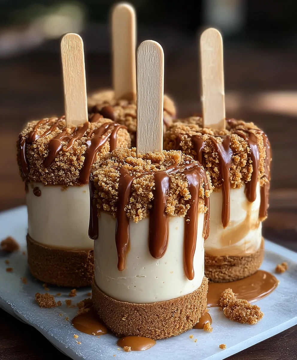 Biscoff Cookie Butter Cheesecake Pops - Easy & Delicious