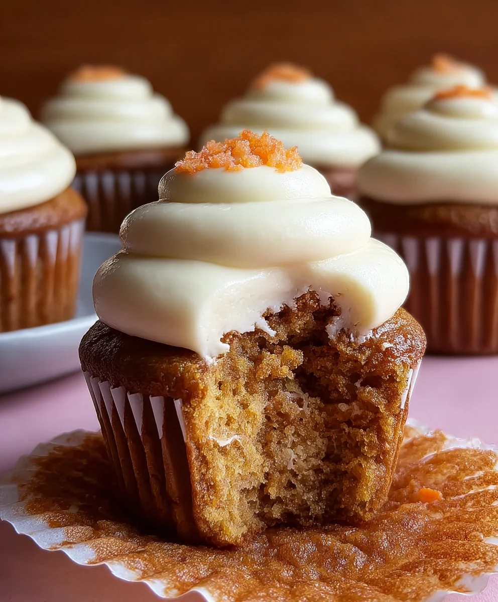Carrot Cheesecake Cupcakes - Irresistible & Easy Treat