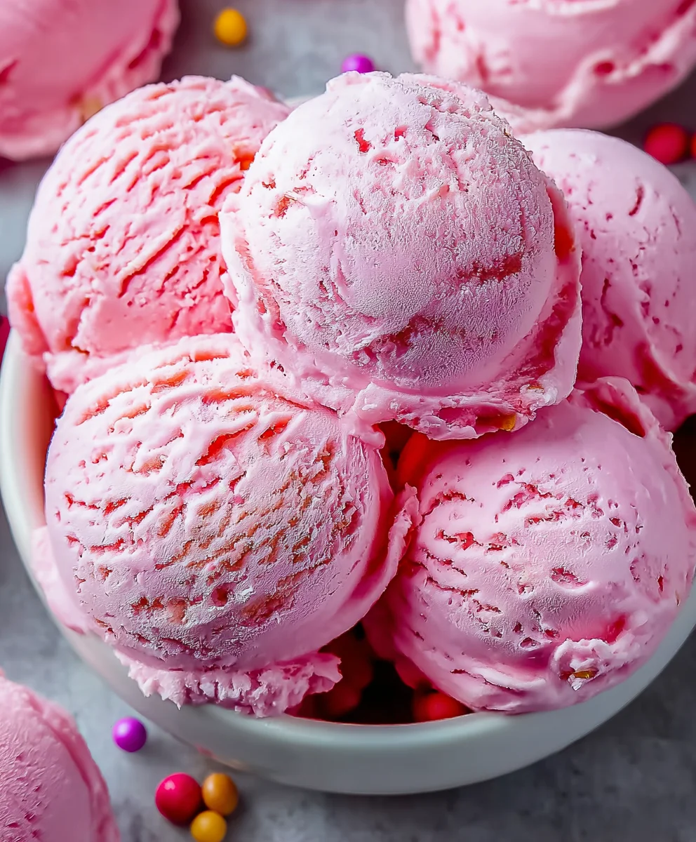 Bubblegum Ice Cream Recipe-Homemade Sweet Treat