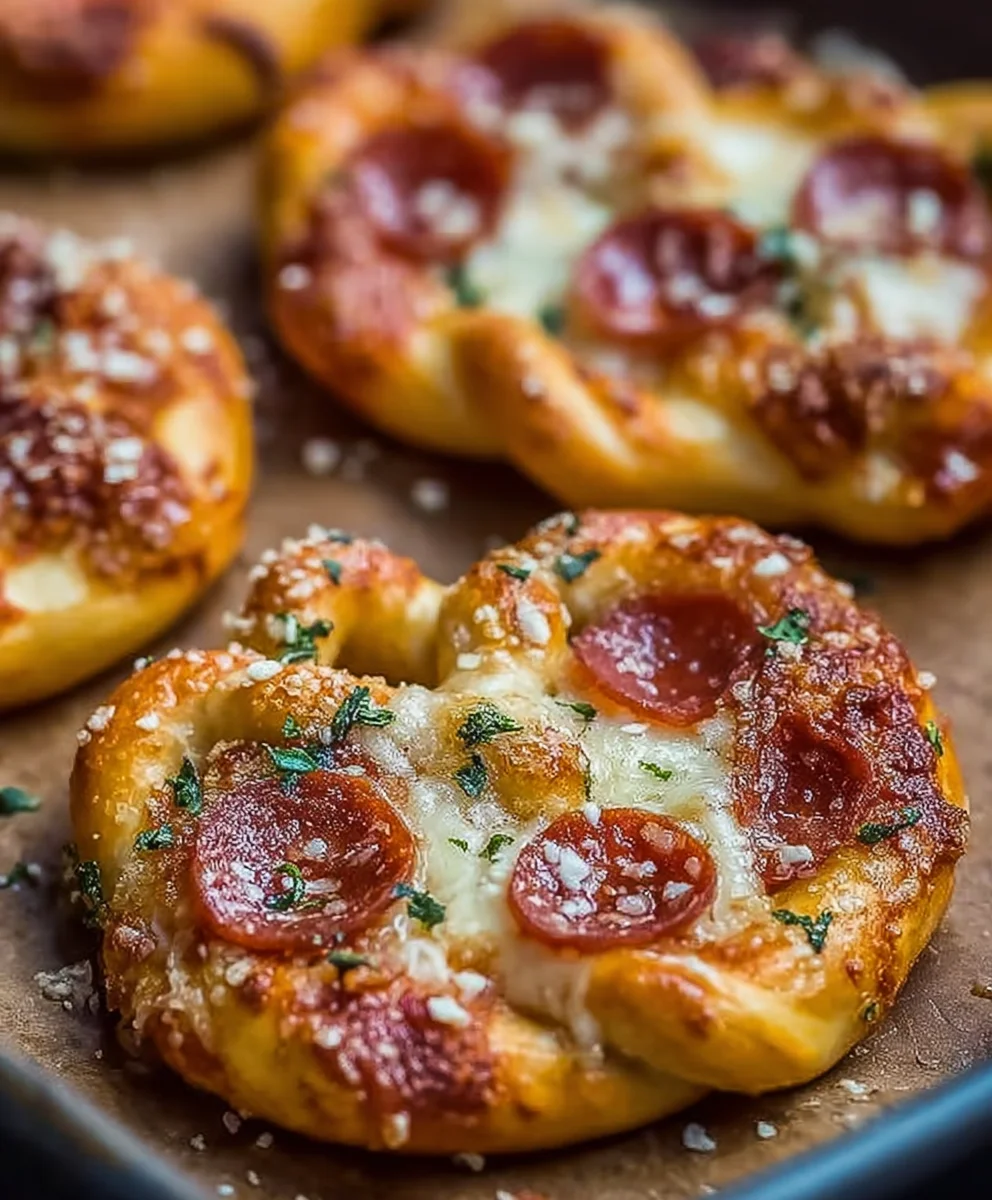 Garlic Butter Beef Beef Pepperoni Pizza Pretzels