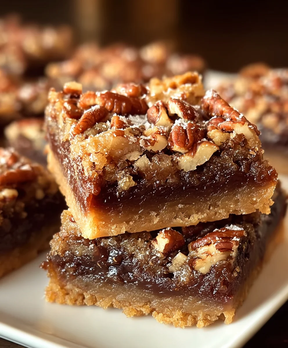 German Chocolate Pecan Pie Bars-Easy & Delicious