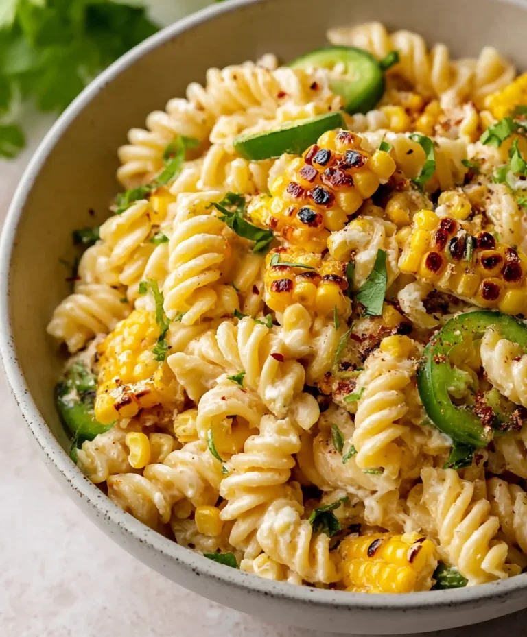 Creamy Street Corn Pasta Salad-Easy & Delicious