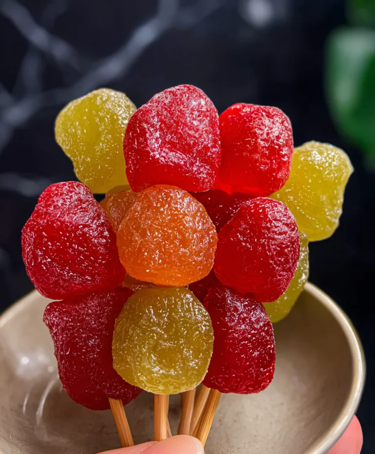 Easy Tanghulu Recipe- Sweet Candied Fruit Skewers