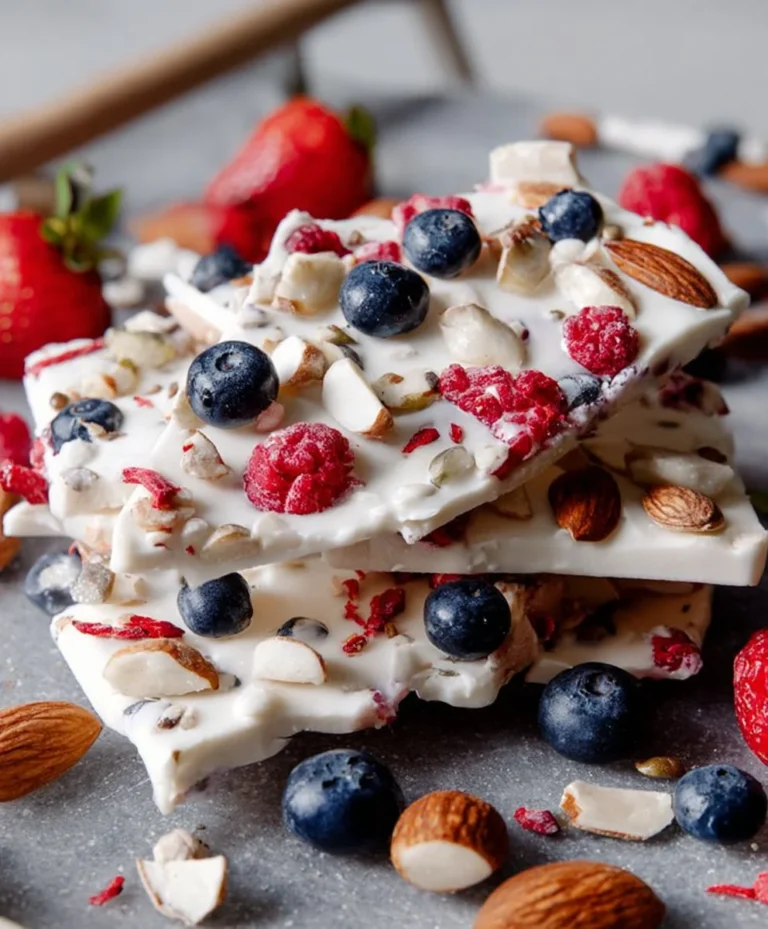 Easy Frozen Yogurt Bark- Delicious Healthy Treat