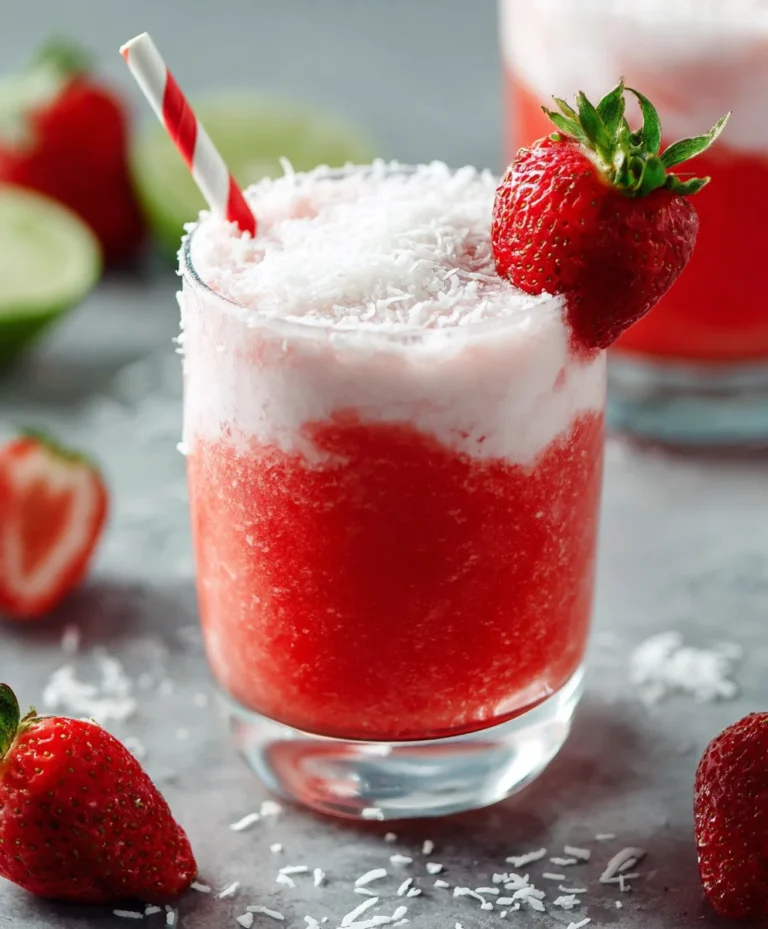 Refreshing Strawberry Daiquiri-Non-Non-Non-Alcoholic Alternativeic Cocktail