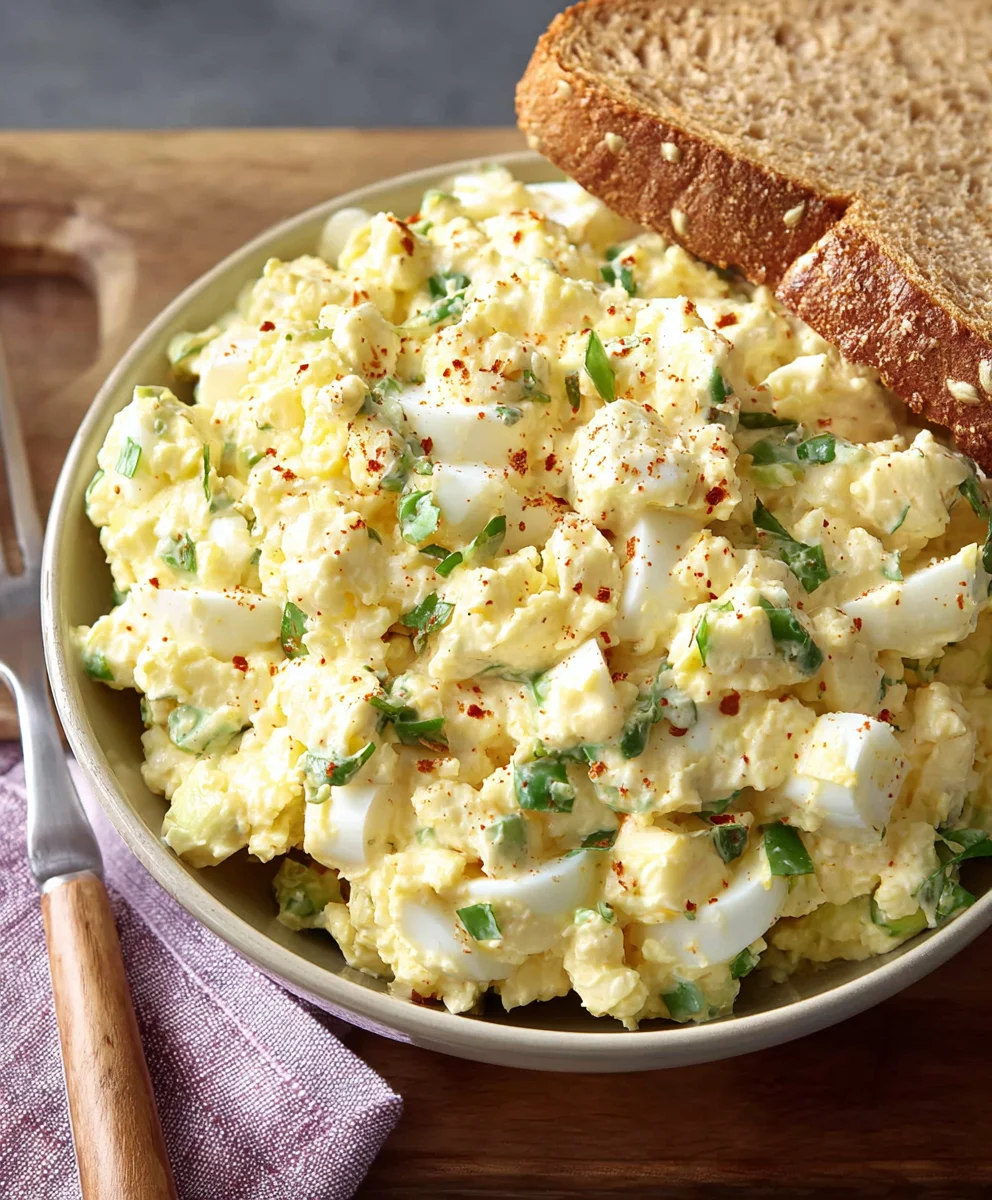 Simple Cottage Cheese Egg Salad-Healthy & Easy