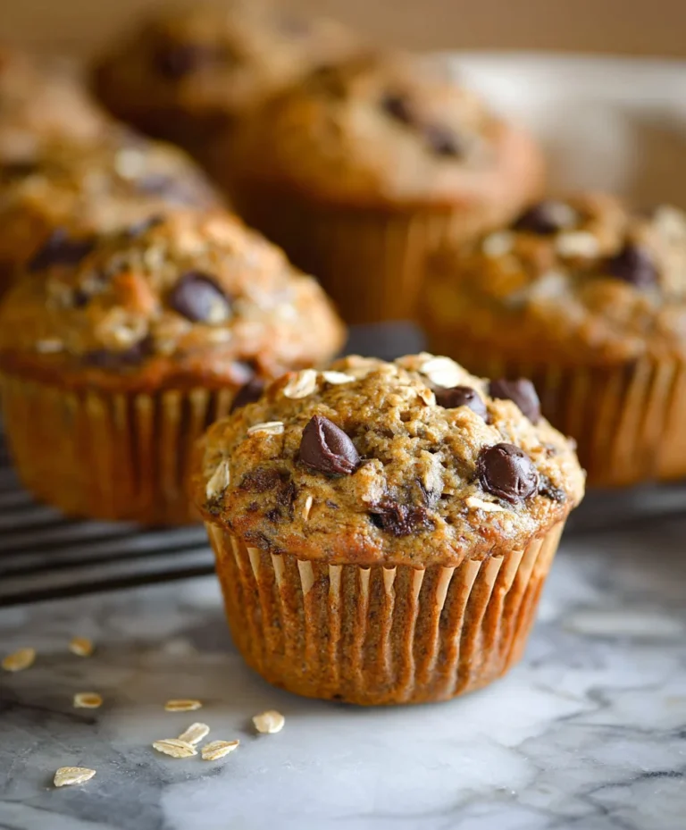 Healthy Banana Oatmeal Muffins-Easy Recipe