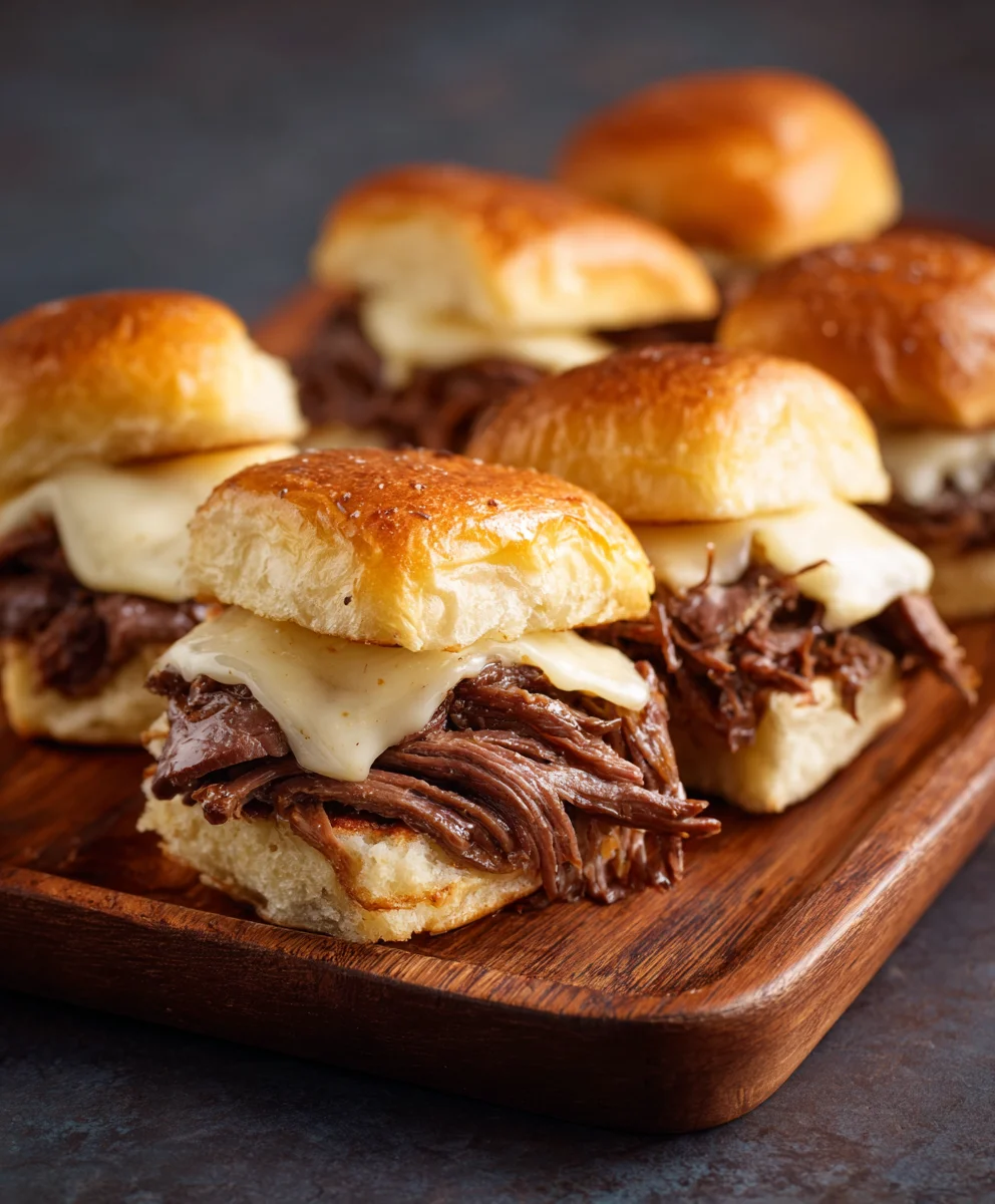 Easy French Dip Sliders-Perfect for Parties