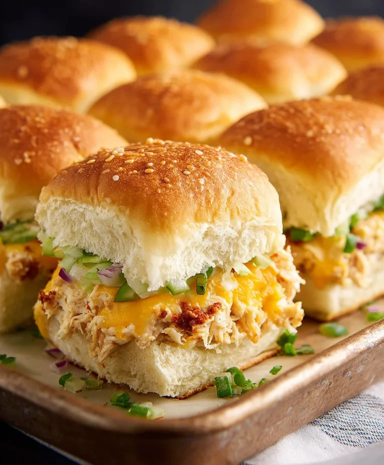 Crack Chicken Sliders – Easy Hawaiian Roll Appetizer