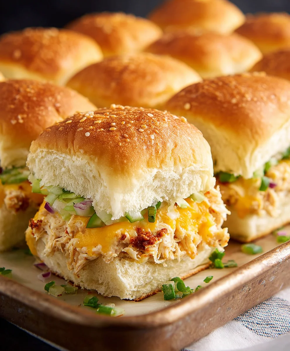 Crack Chicken Sliders - Easy Hawaiian Roll Appetizer