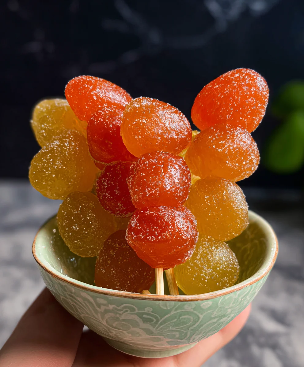 Easy Tanghulu Recipe- Sweet Candied Fruit Skewers