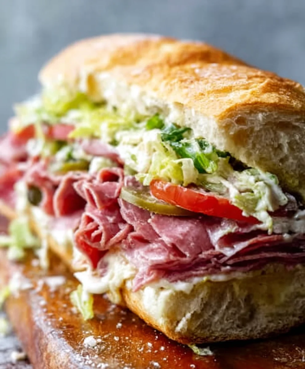 Viral TikTok Italian Beef Grinder Sandwich