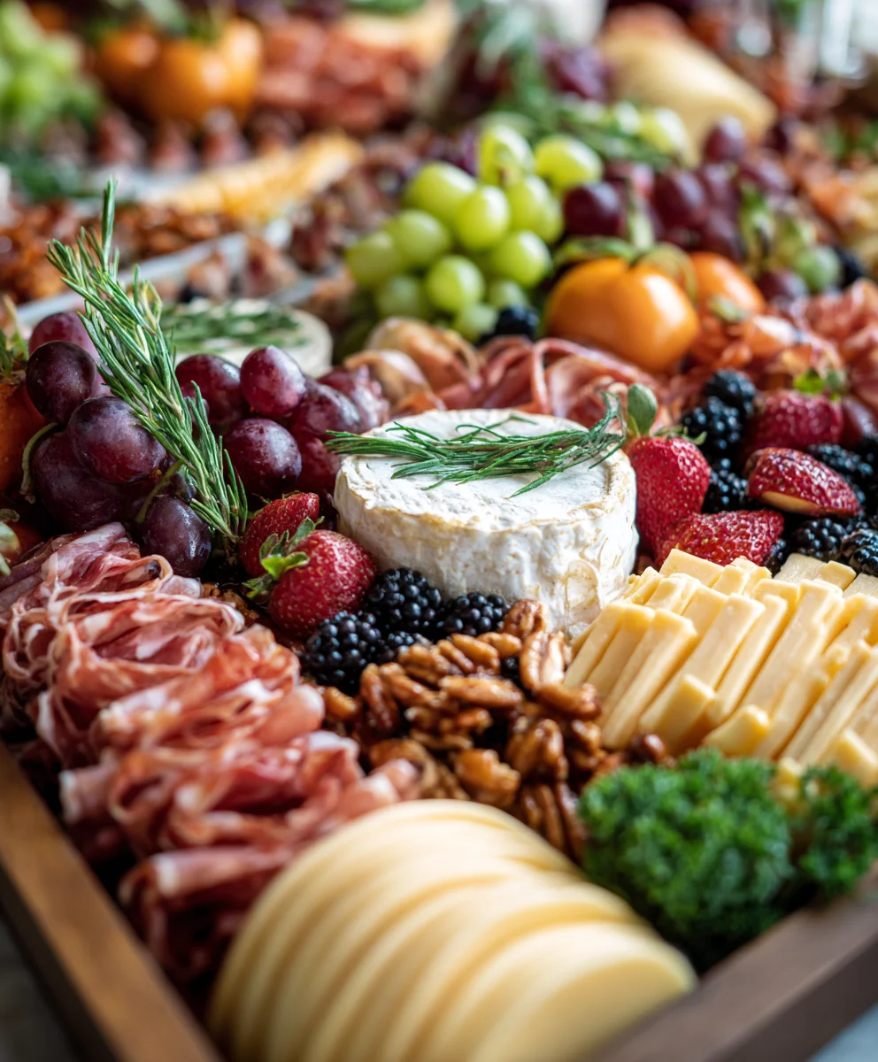 Wedding Grazing Table Ideas-Elegant Reception Food