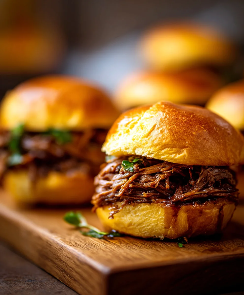 Easy French Dip Sliders-Perfect for Parties