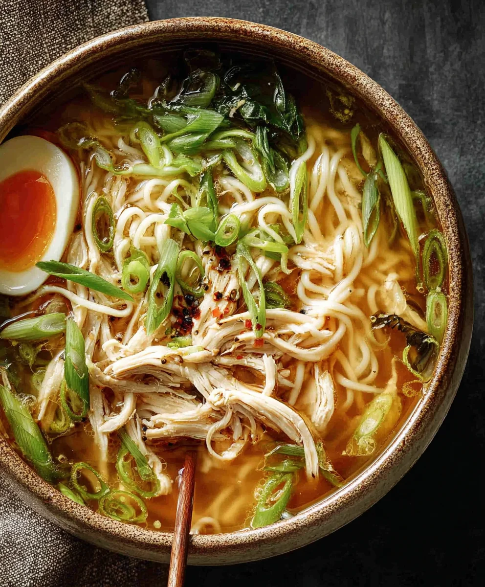 Aromatic Gin Extract Scallion Chicken Noodle Soup - Alrightwithme