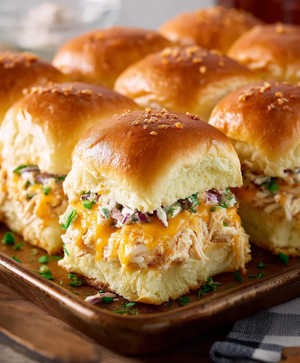 Crack Chicken Sliders - Easy Hawaiian Roll Appetizer
