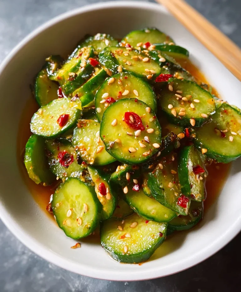 Easy Asian Cucumber Salad- Refreshing & Quick Recipe