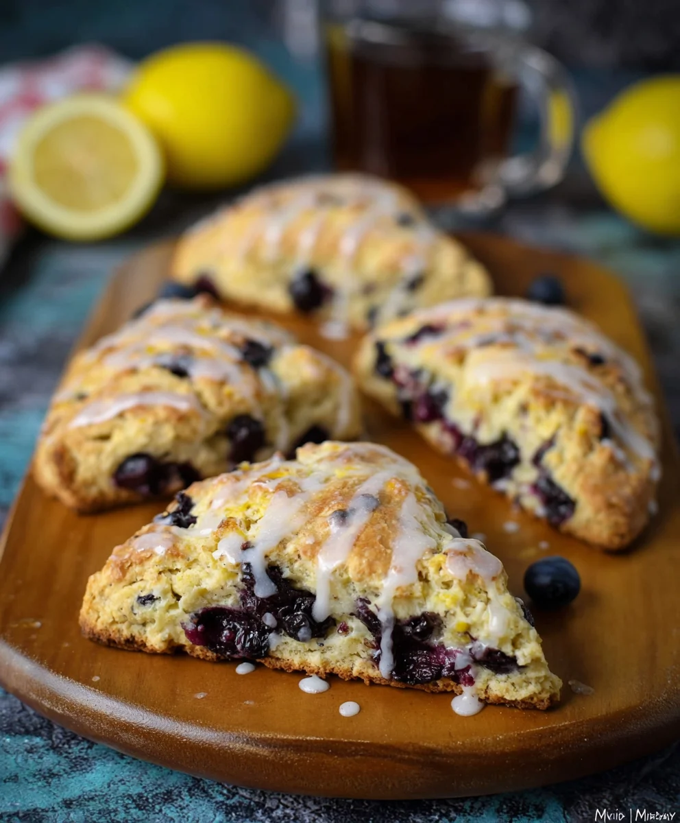 Sourdough Discard Blueberry Lemon Scones - Best Recipe