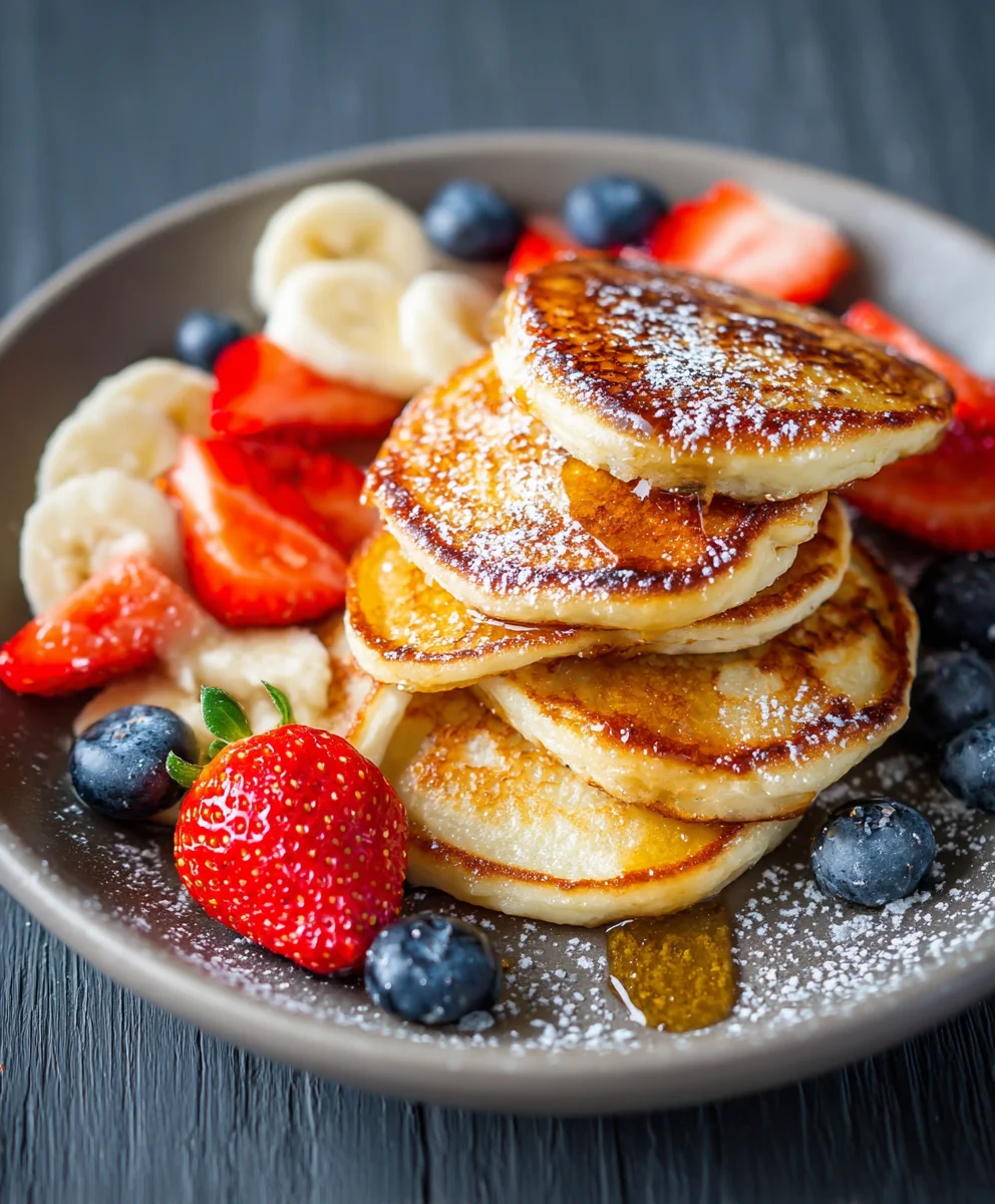 Easy Cottage Cheese Pancakes - Fluffy & Delicious Recipe