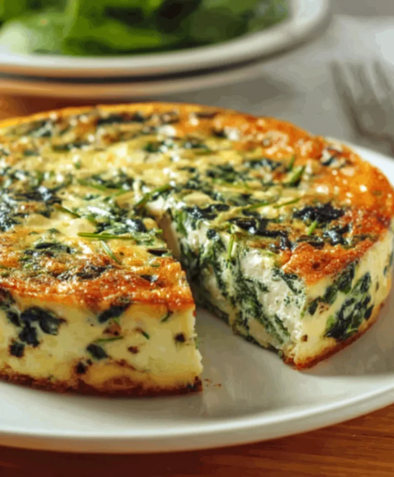 Easy Cottage Cheese Spinach Quiche Recipe