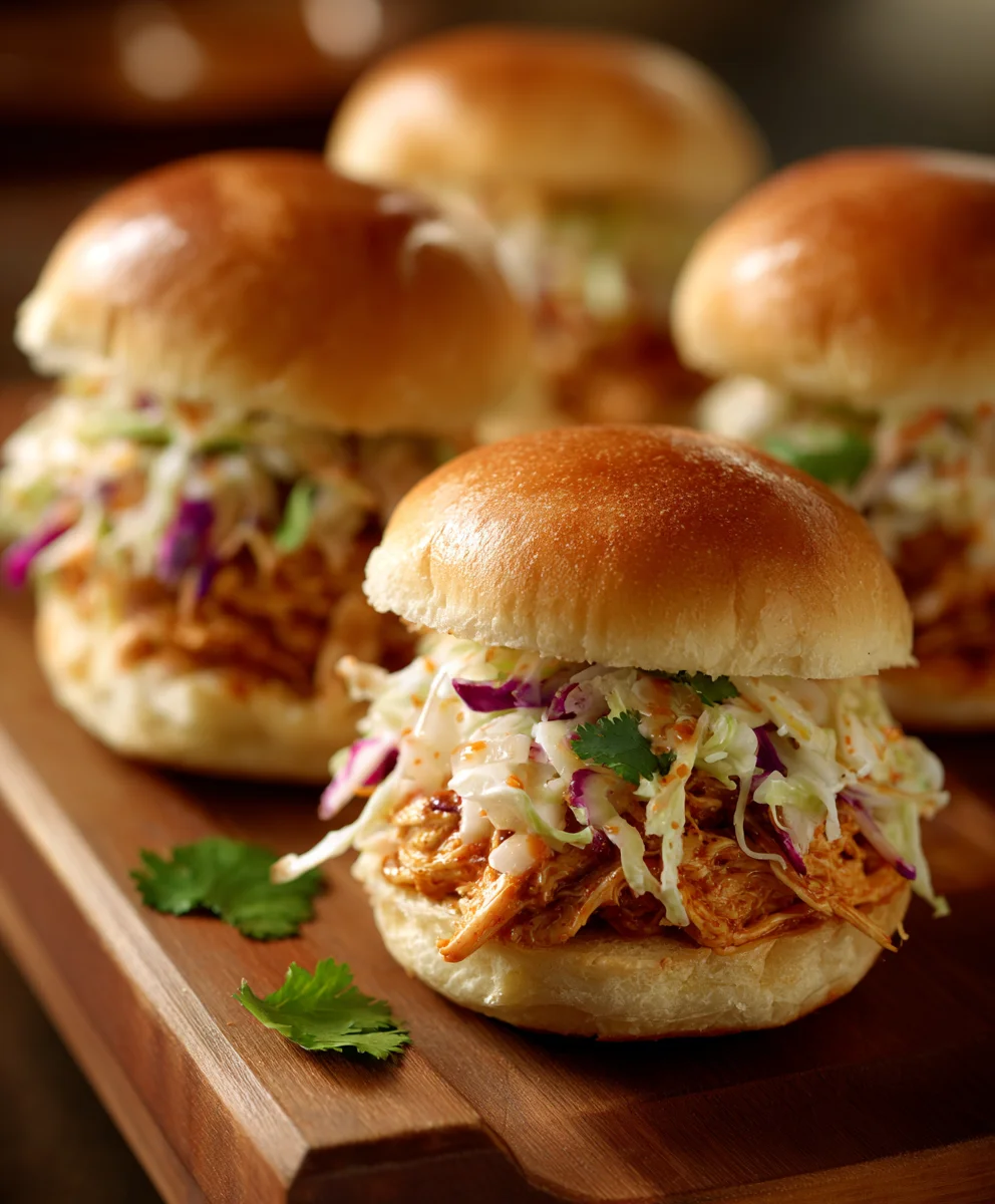 Easy Bang Bang Chicken Sliders Quick Recipe