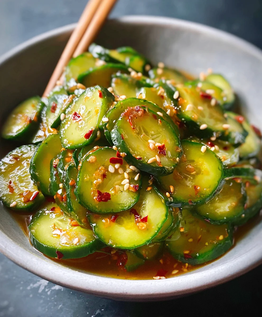 Easy Asian Cucumber Salad- Refreshing & Quick Recipe