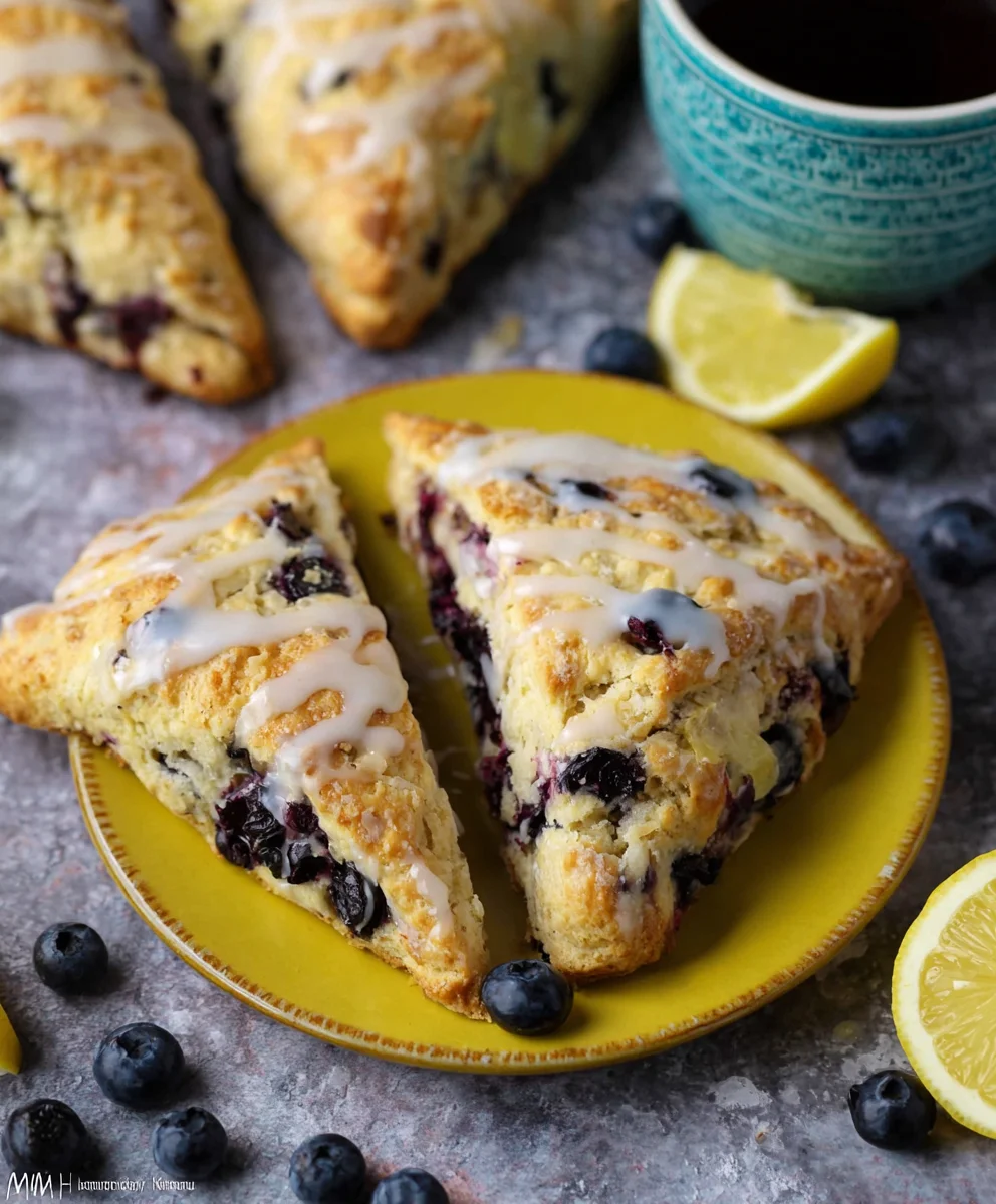 Sourdough Discard Blueberry Lemon Scones - Best Recipe