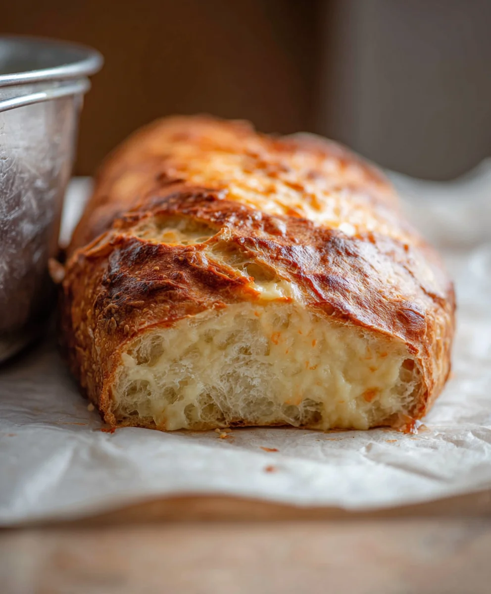 Easy Sourdough Cheese Bread Recipe- Cheesy Delight