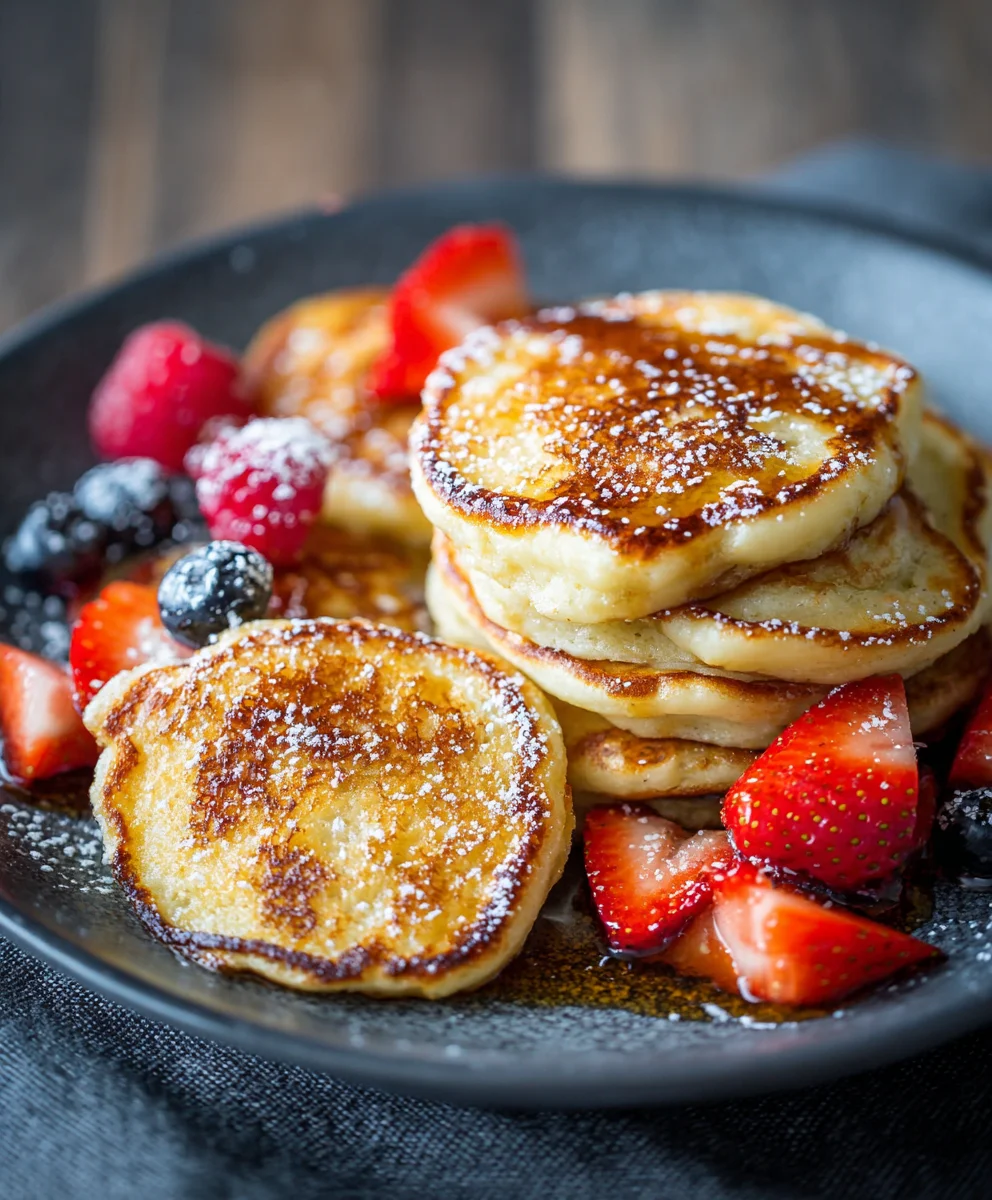 Easy Cottage Cheese Pancakes - Fluffy & Delicious Recipe
