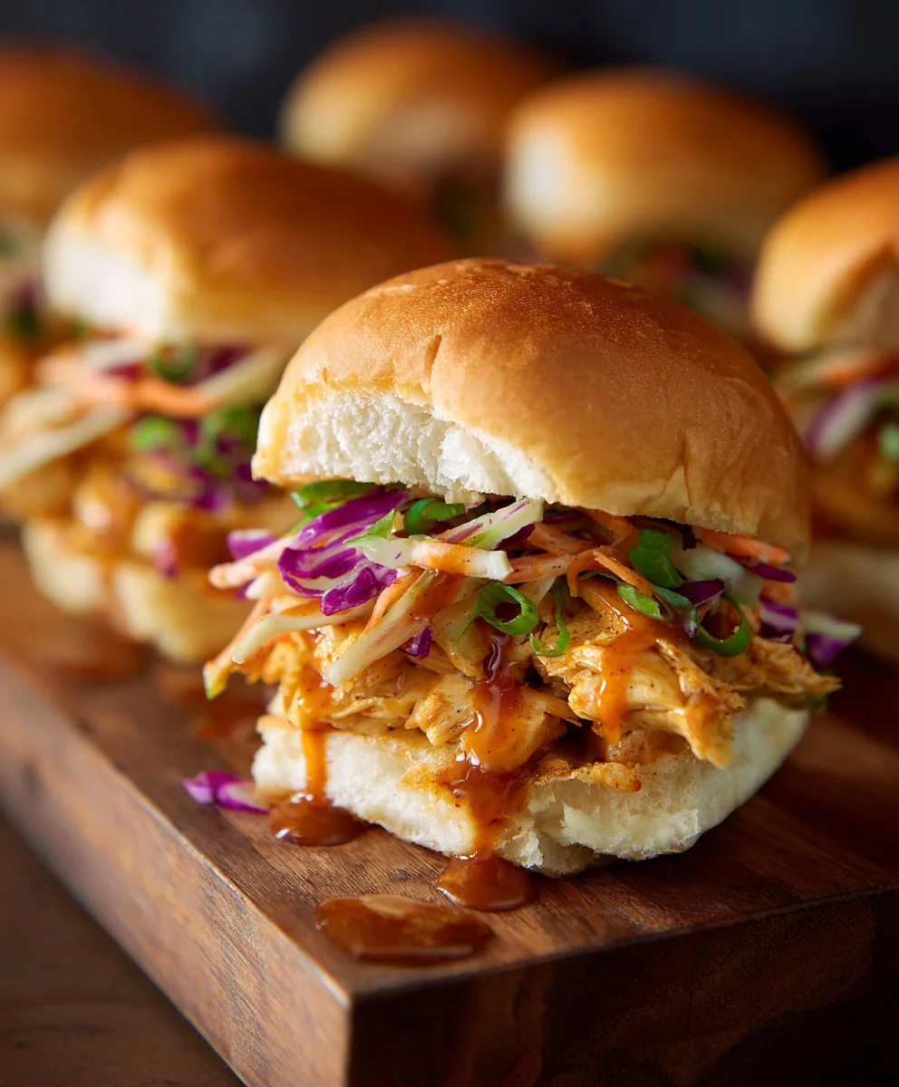 Easy Bang Bang Chicken Sliders Quick Recipe