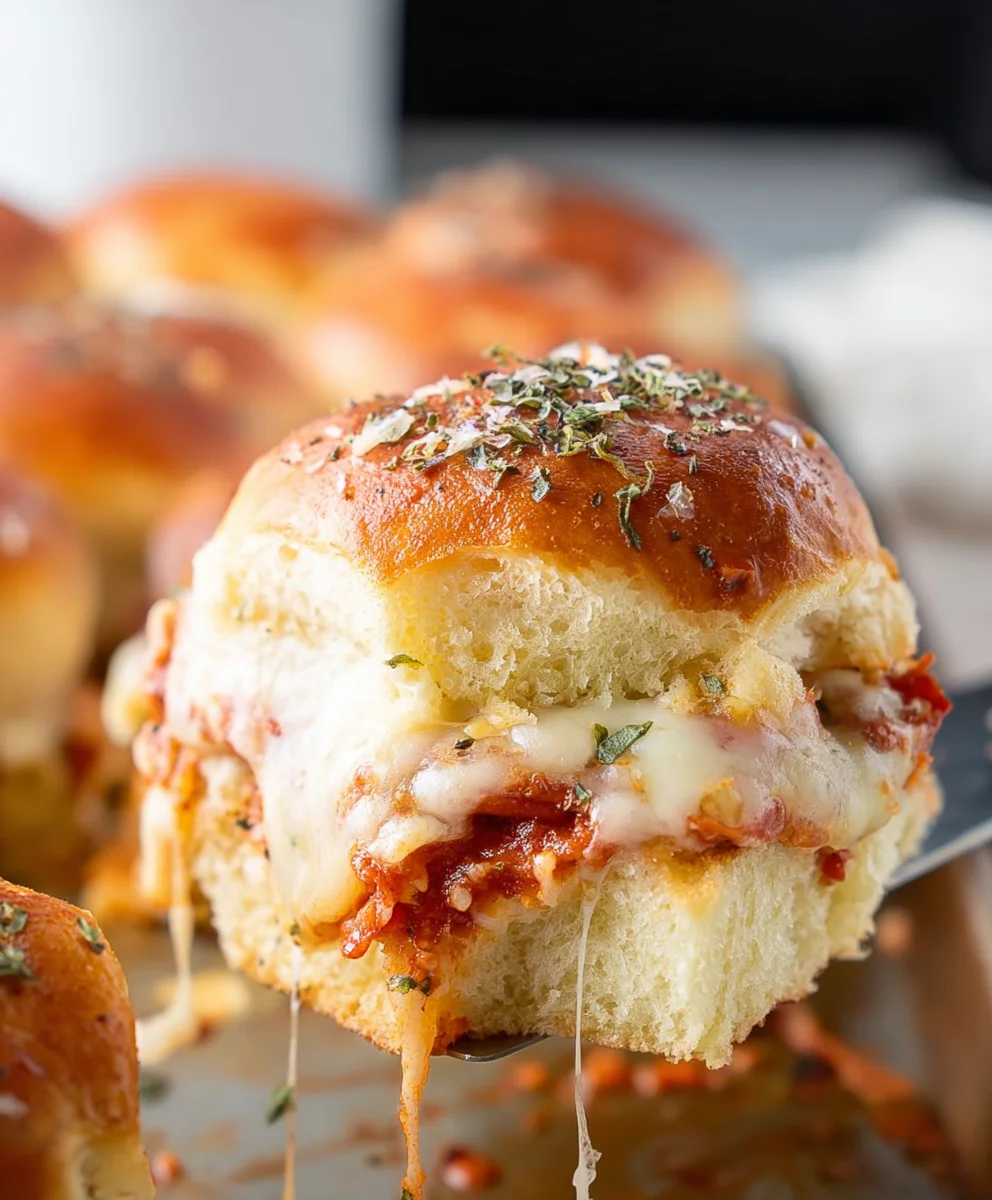 Mini Beef Pizza Sliders- Easy Crowd-Pleaser Recipe