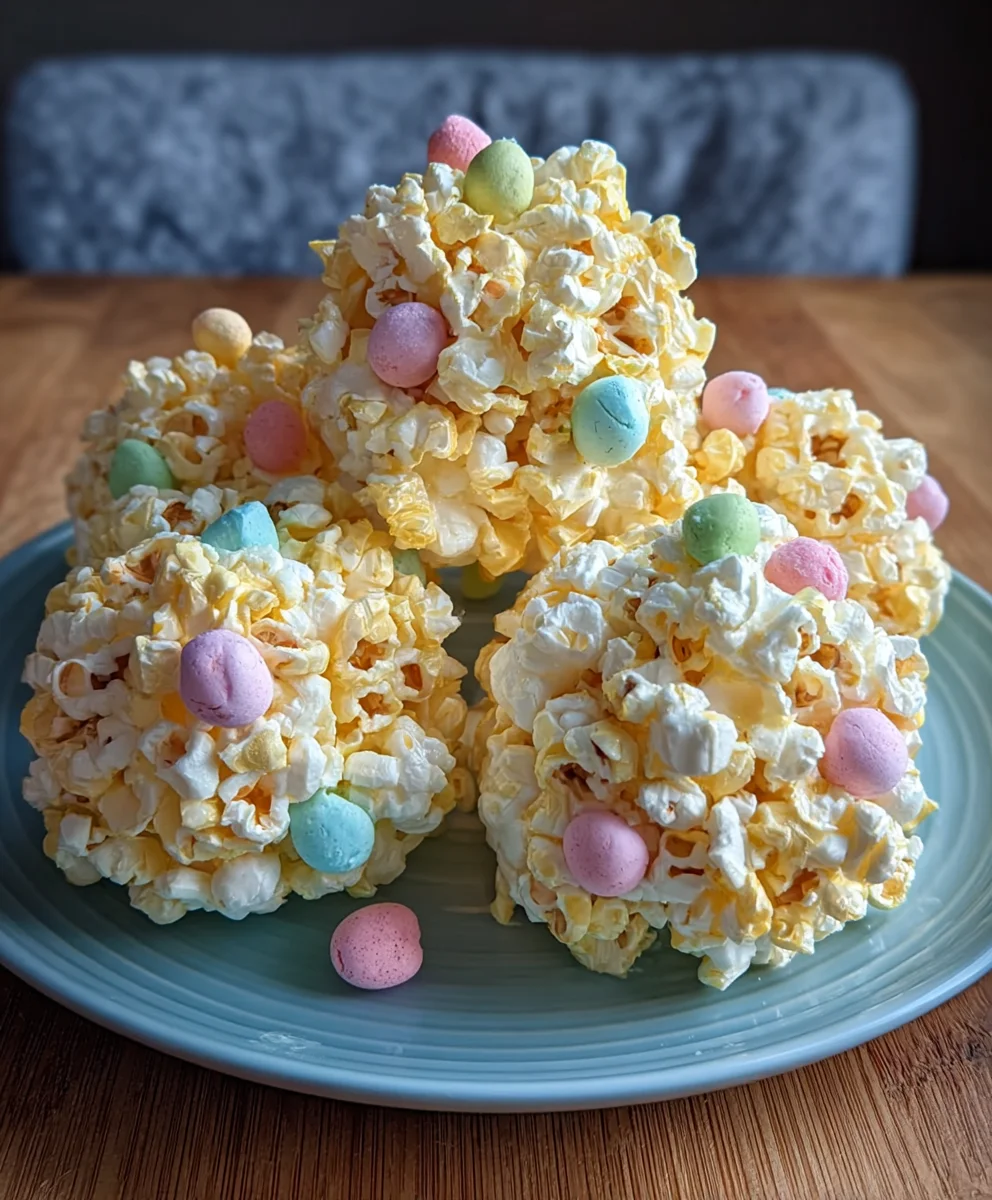Easter Popcorn Balls-Sweet Festive Treats