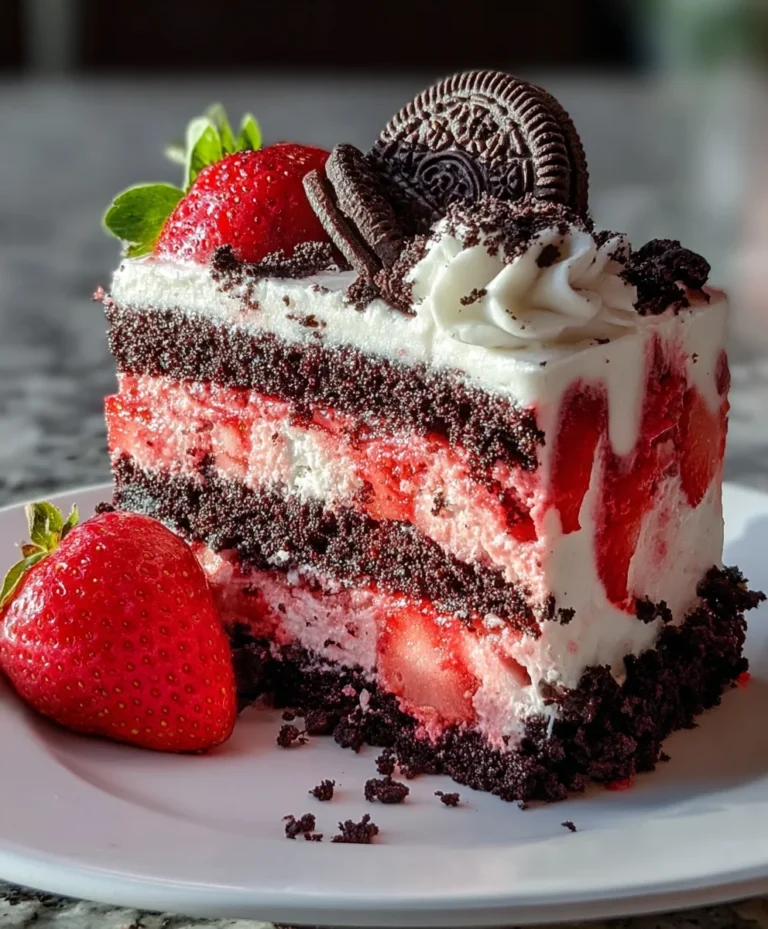 Strawberry Oreo Cake – Delicious Dessert Recipe
