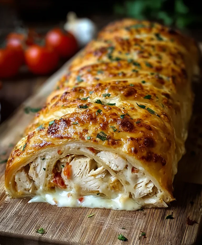 Easy Chicken Ranch Stromboli Recipe