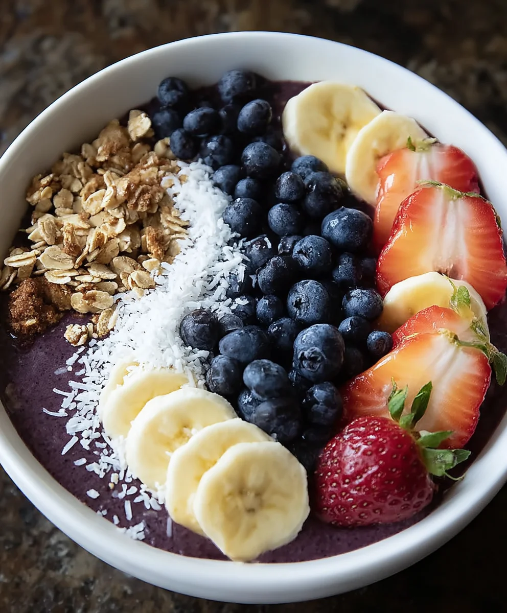 Acai Breakfast Bowl- Fresh Healthy Easy Recipe