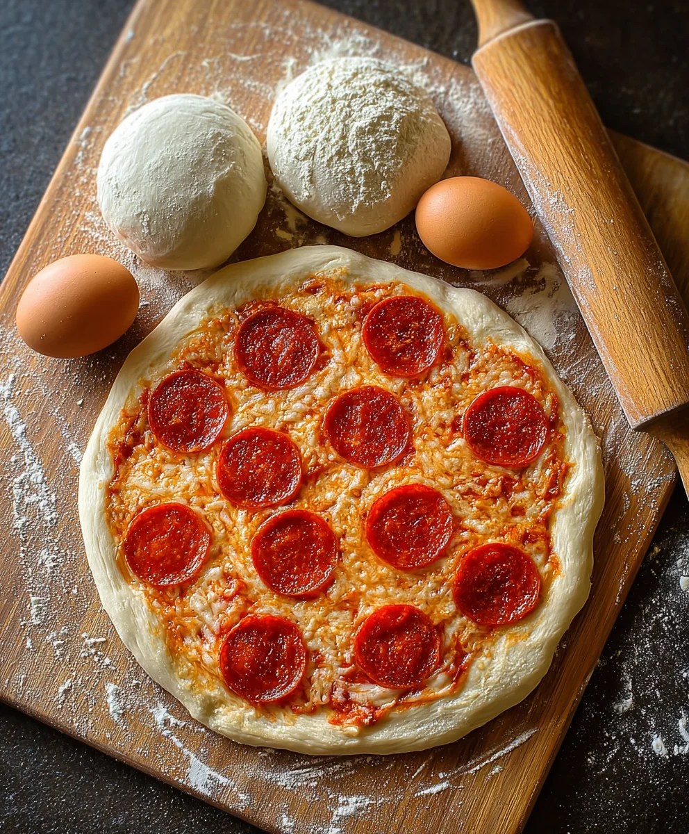 Easy Two Ingredient Pizza Dough Recipe