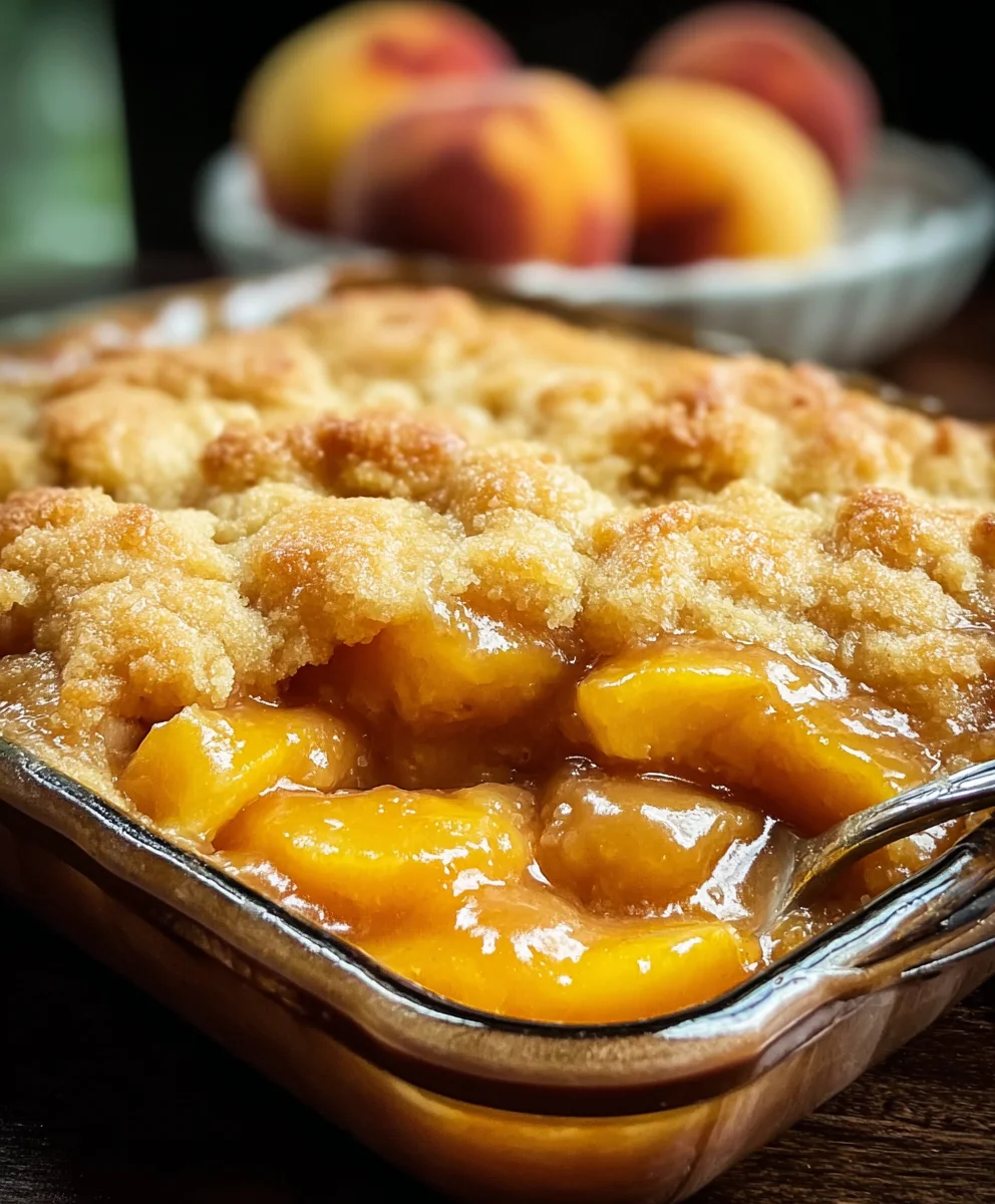 Best Southern Peach Cobbler-Easy Recipe