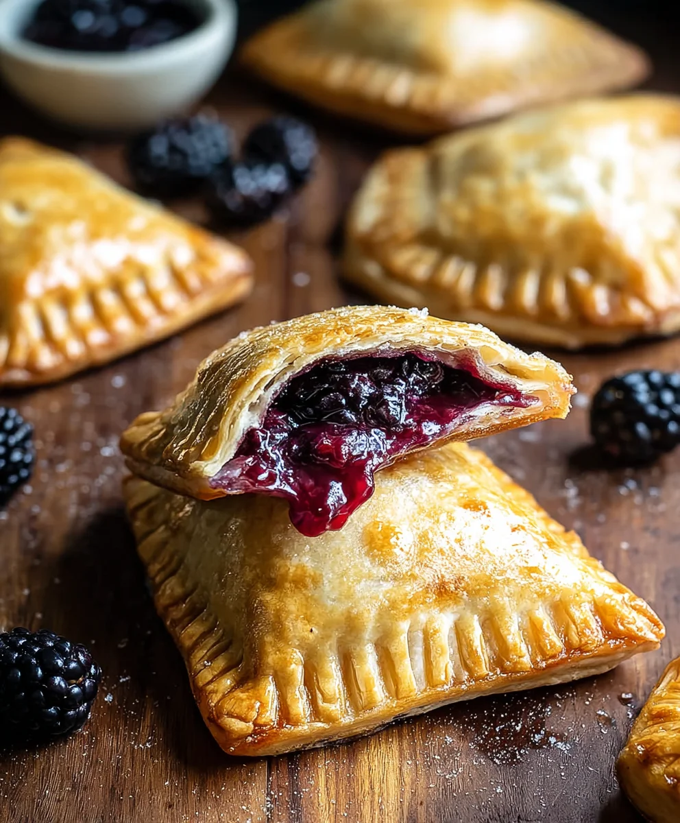 Blackberry Hand Pies- Delicious & Easy Dessert
