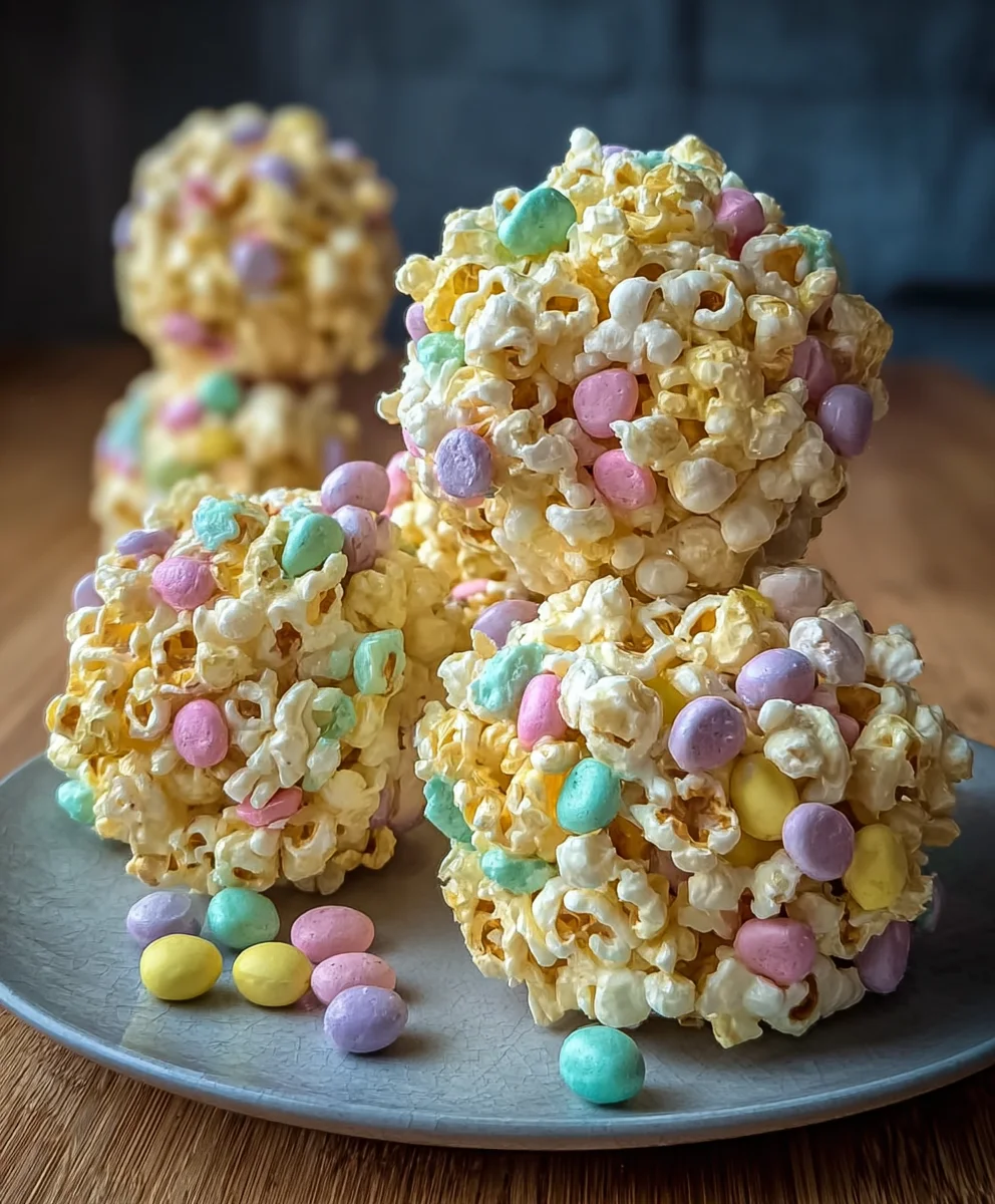 Easter Popcorn Balls-Sweet Festive Treats