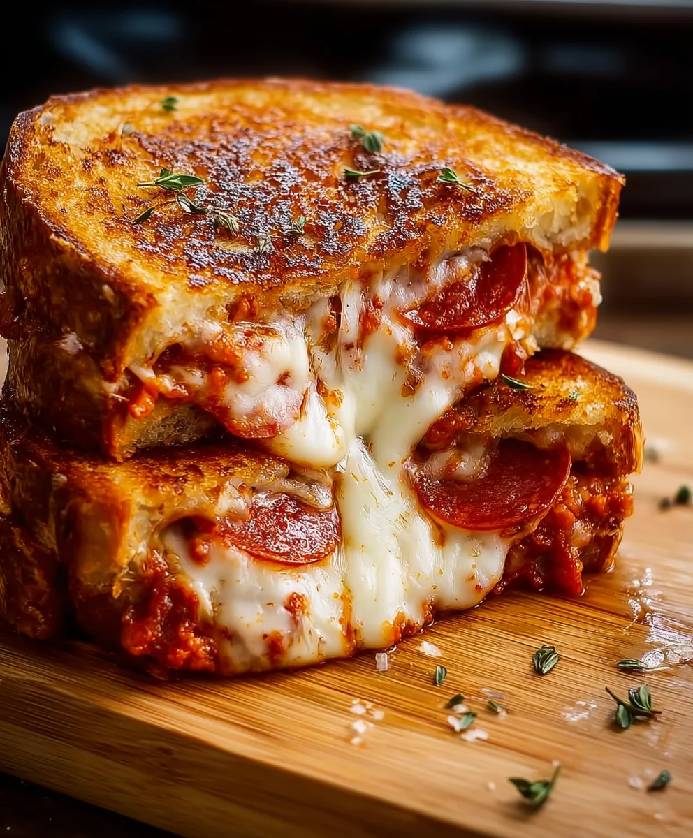 Quick Pizza Grilled Cheese - Easy & Delicious Recipe