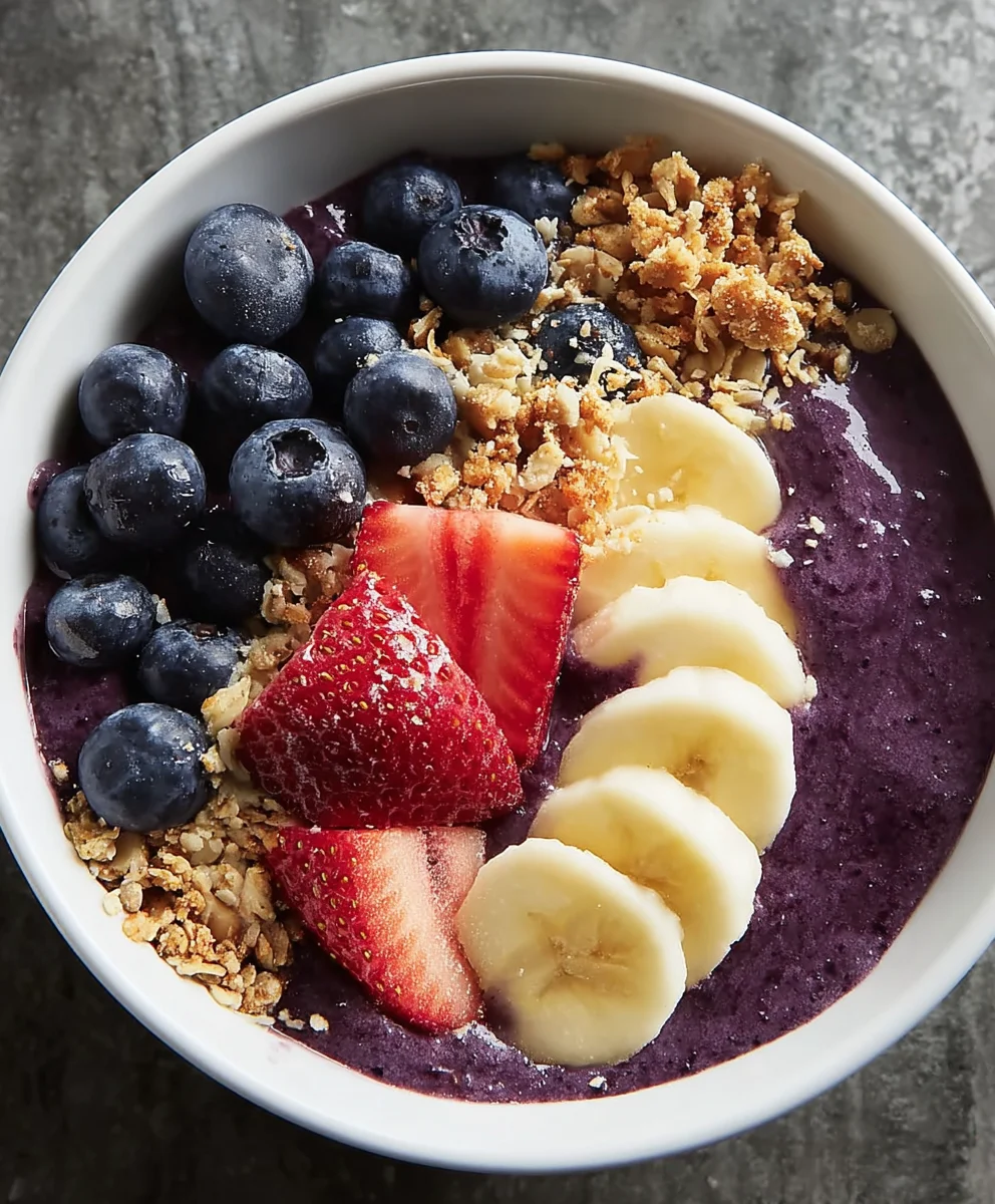 Acai Breakfast Bowl- Fresh Healthy Easy Recipe