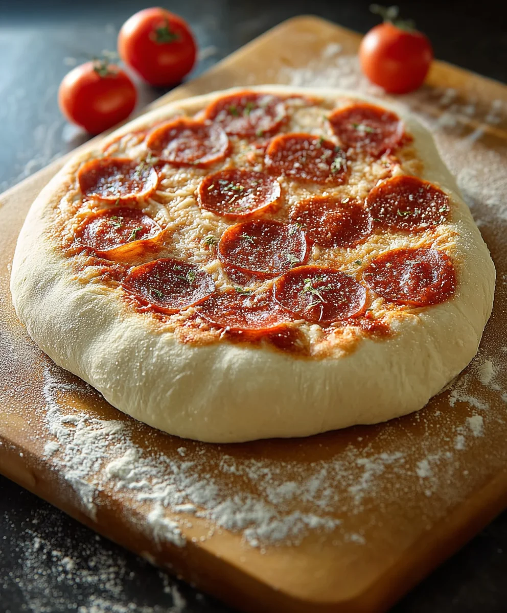 Easy Two Ingredient Pizza Dough Recipe