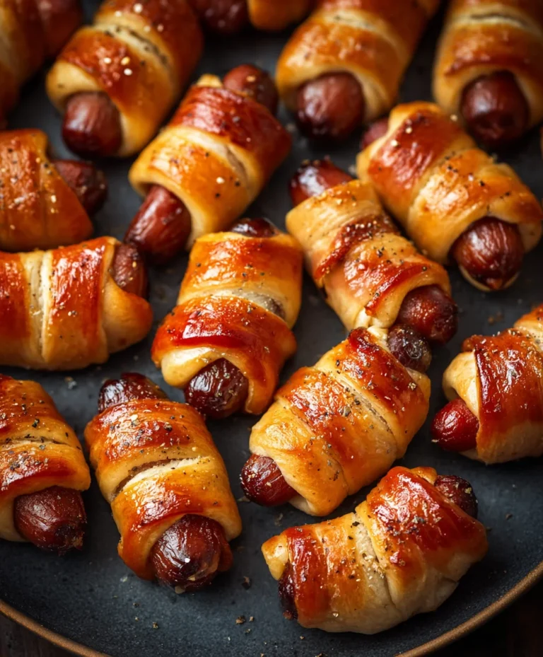 Glazed Beef-Links in Blankets- Easy Appetizer