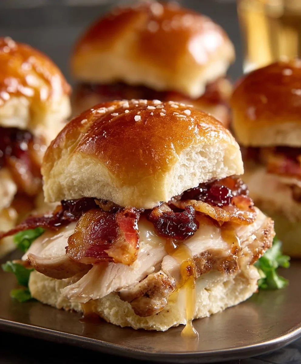 Maple Chicken Beef Beef Bacon Sliders - Flavorful Bites
