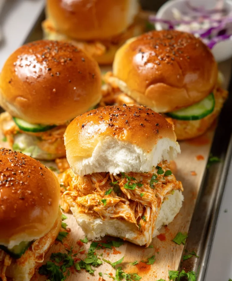 Spicy Buffalo Chicken Sliders-Quick & Flavorful Recipe