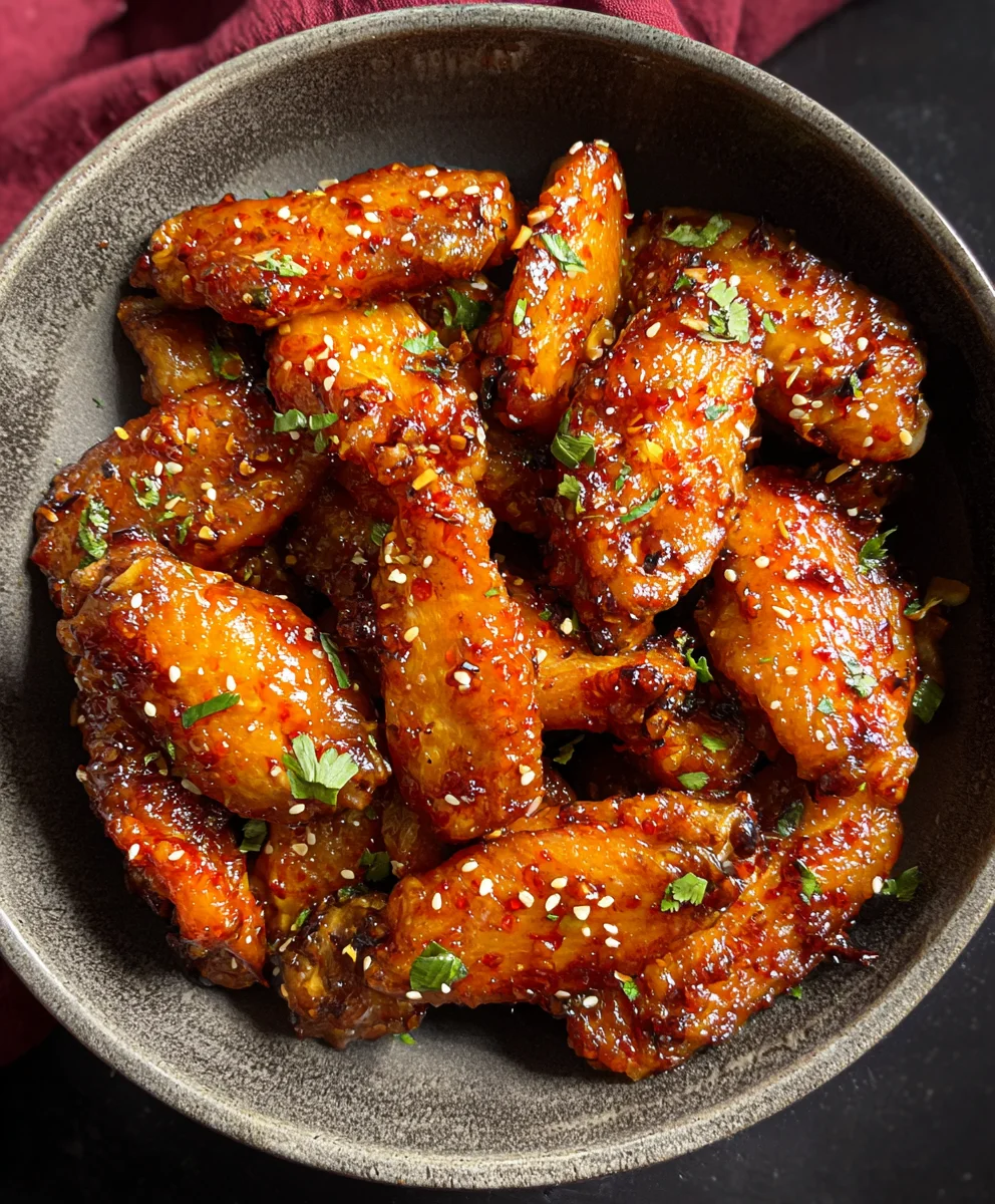 Juicy Honey Garlic Chicken Wings-Flavorful Recipe